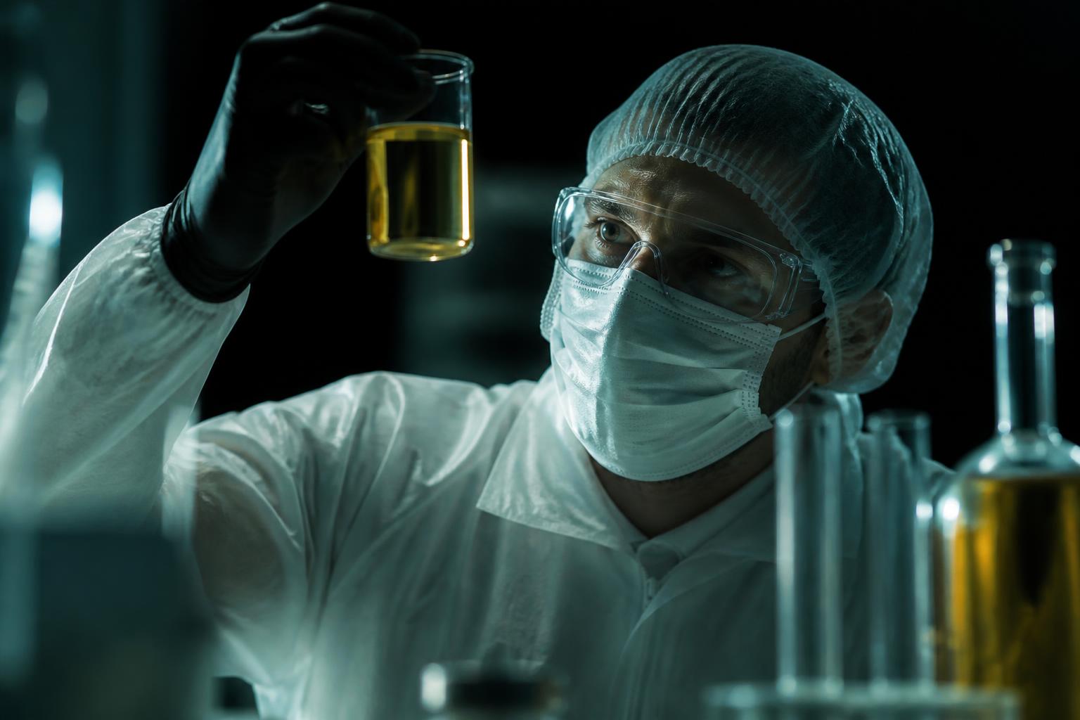 Laboratory quality control testing of a fuel sample